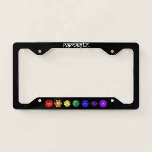 Namaste Chakra License Plate Frame