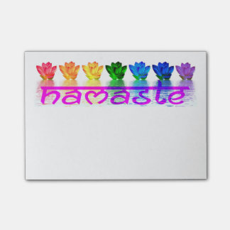 Namaste Chakra Post It Note Pad