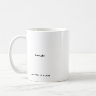 Namaste coffee mug