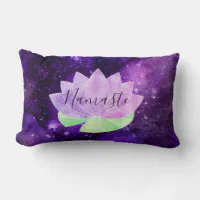  Namaste Purple Lotus Flower Spiritual Healing Zip