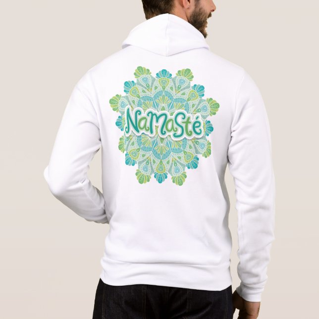 Namasté custom name hoodie (Back)