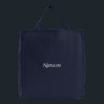 Namaste Embroidered Tote Bag<br><div class="desc">Namaste</div>