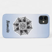 Namaste Floral Mandala Yoga iPhone 11 Case (Back (Horizontal))