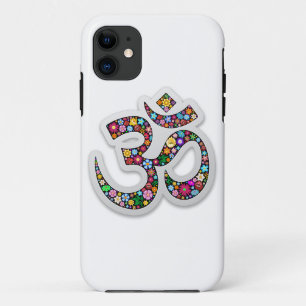 Namaste Floral Symbol Art iPhone 11 Case