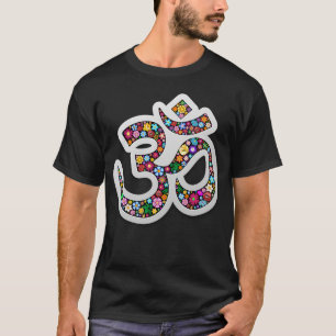 Namaste Floral Symbol Art T-Shirt