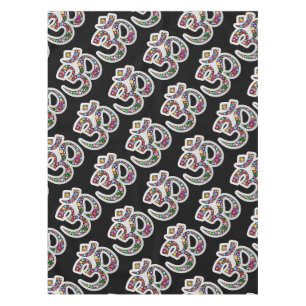 Namaste Floral Symbol Art Tablecloth