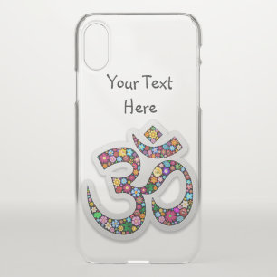 Namaste Floral Symbol Art iPhone X Case
