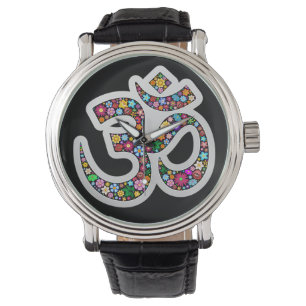 Namaste Floral Symbol Art Watch