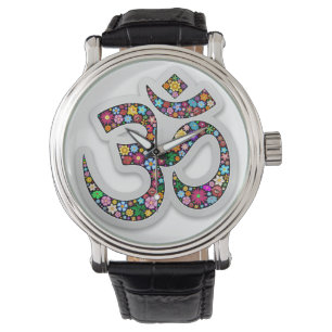 Namaste Floral Symbol Art Watch