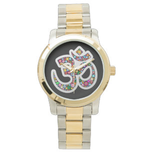 Namaste Floral Symbol Art Watch