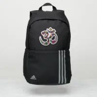 Namaste Floral Yoga Symbol Adidas Backpack