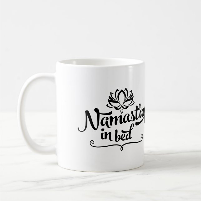 Namaste Funny Quote Mug (Left)