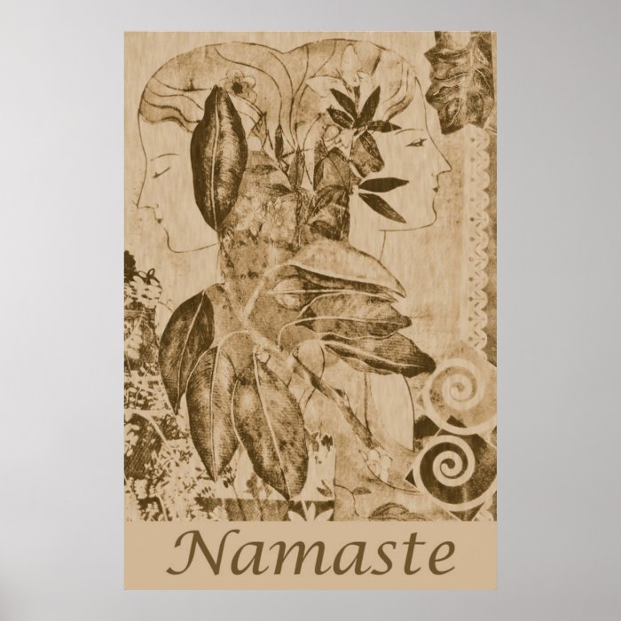 Namaste Goddesses Lithograph 24" x 36" Poster