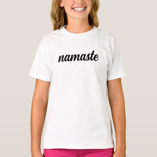 Namaste Greeting Spiritual Meditation T_Shirt