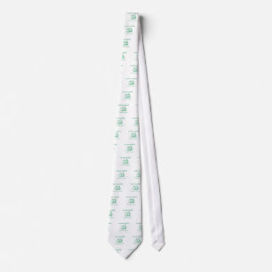 Namaste - I bow to you (in green) Neck Tie