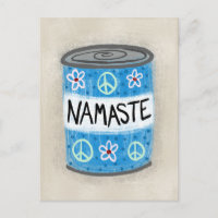 Namaste In A Can Postcard