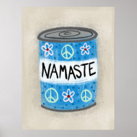Namaste In A Can Poster Wall Art