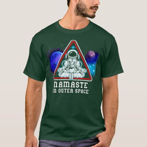 Namaste in Outer Space T_Shirt