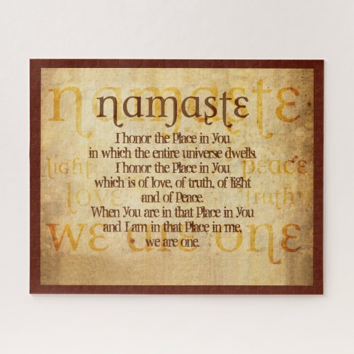 Namaste Jigsaw Puzzle