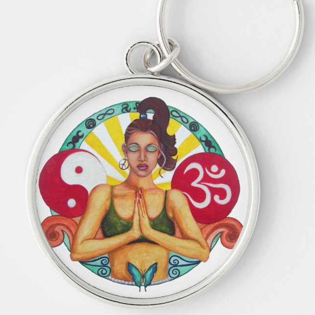 Namaste Keychain (Front)