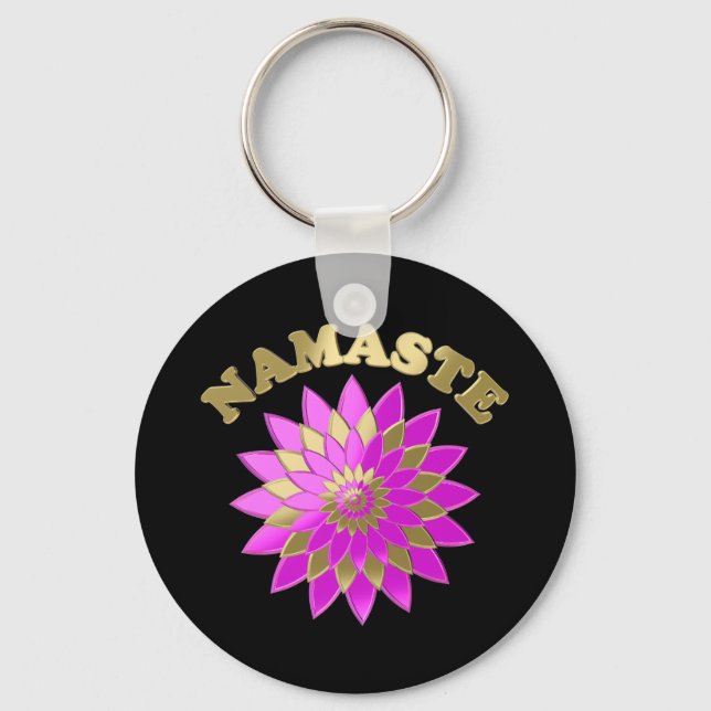 Namaste Keychain (Front)