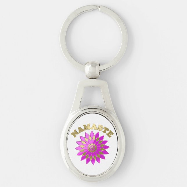 Namaste Keychain (Front)