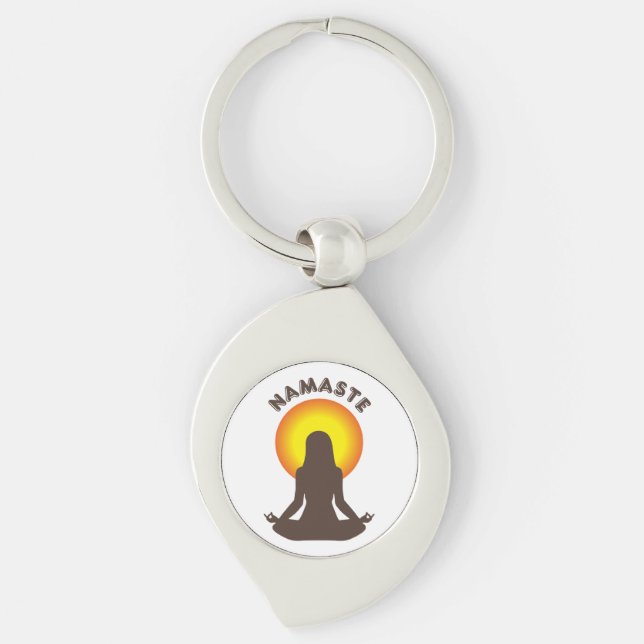Namaste Keychain (Front)