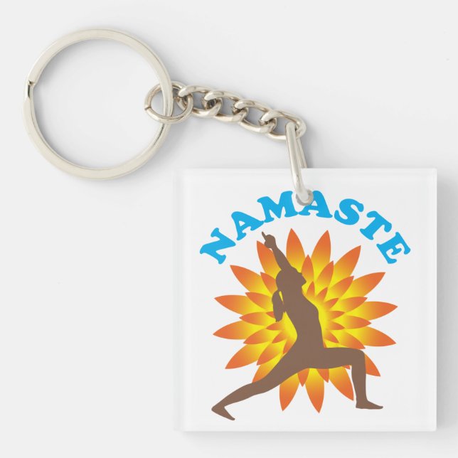 Namaste Keychain (Front)
