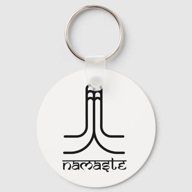 Namaste Keychain (Front)