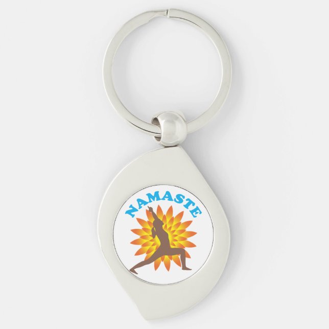 Namaste Keychain (Front)