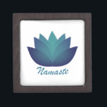 Namaste Lotus Flower Gift Box<br><div class="desc">Namaste lotus flower design.</div>