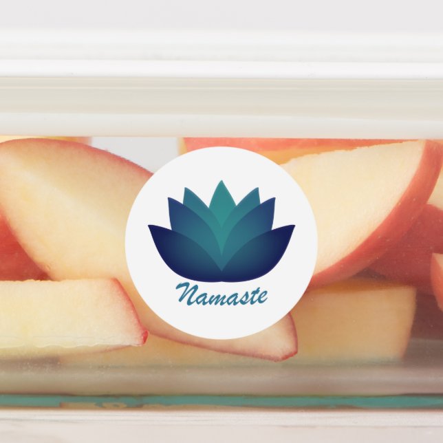 Namaste Lotus Flower Labels (Affixed)