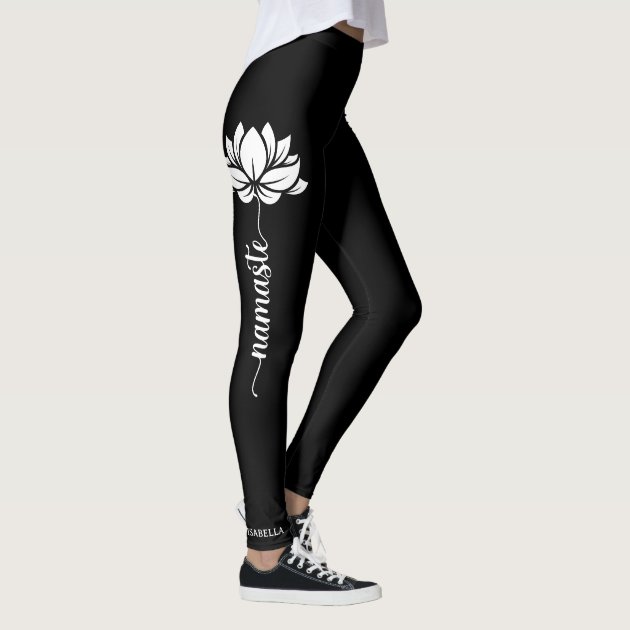 Yoga Pants Lotus Flower