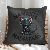 "Namaste Madafakas" Funny Cat Lovers