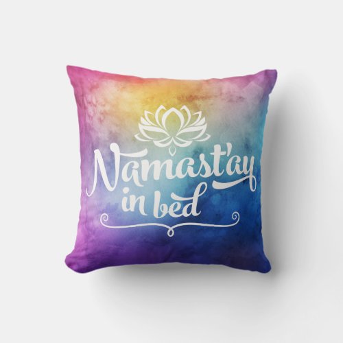 Namaste Mandala Funny Quote Pillow