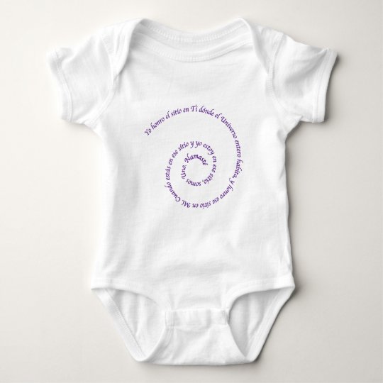 Namaste meaning en Español Baby Bodysuit