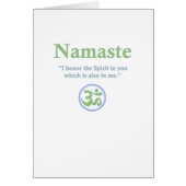 Namaste meaning with Om Symbol (Front)