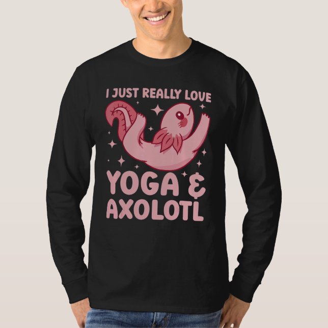 Namaste Meditation Fitness I Just Really Love Yoga T-Shirt (Front)