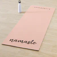 Minimal Boho Pastel Pink Home Workout Mat, Cute Yoga Studio Mats, Exercise  Mat, Gift for Yoga Lovers, Meditation Gifts 