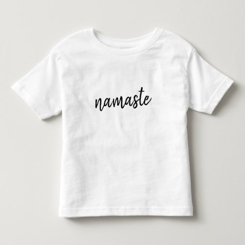 Namaste | Modern Spiritual Meditation Kids Yoga Toddler T-shirt