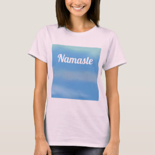 Namaste Modern spiritual meditation yoga exercise T-Shirt