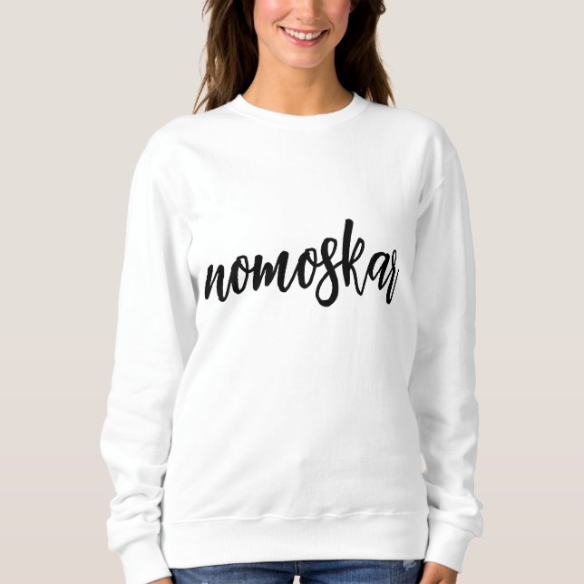 Namaste Modern Spiritual Meditation Yoga Quote Sweatshirt (Front)