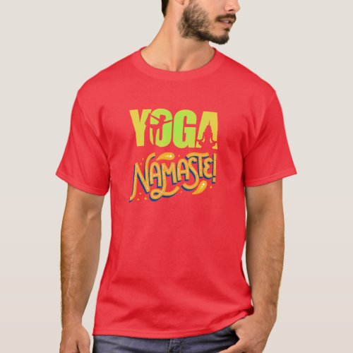 Namaste  Modern Spiritual Meditation Yoga  T_Shirt