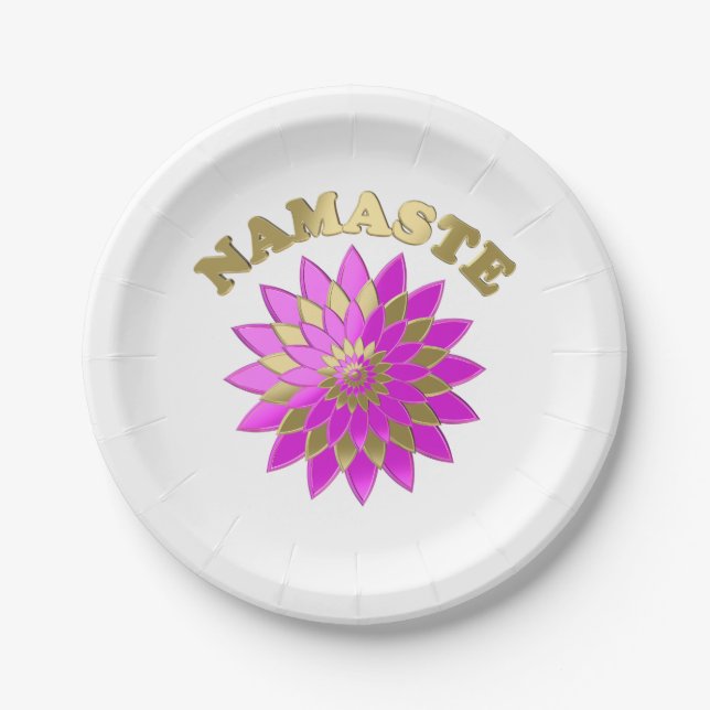 Namaste Paper Plates (Front)