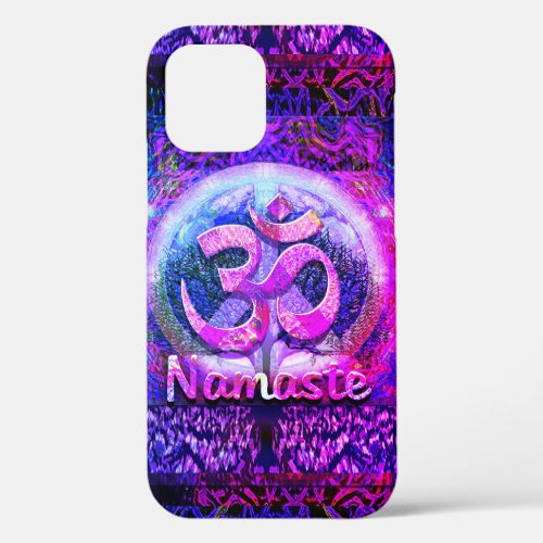 Namaste Peace Symbol iPhone 12 Case