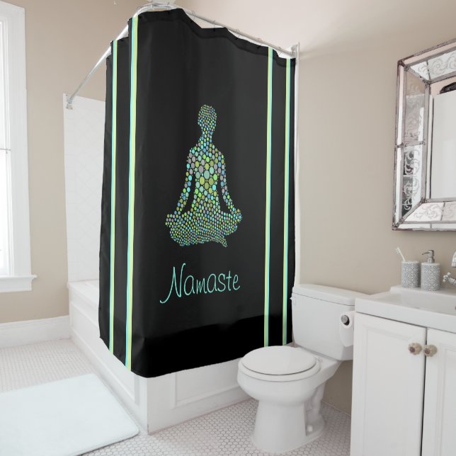Namaste Personalized Shower Curtain (In Situ)