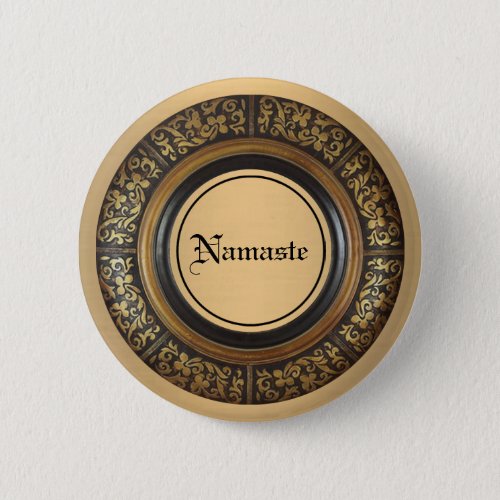 Namaste Pinback Button