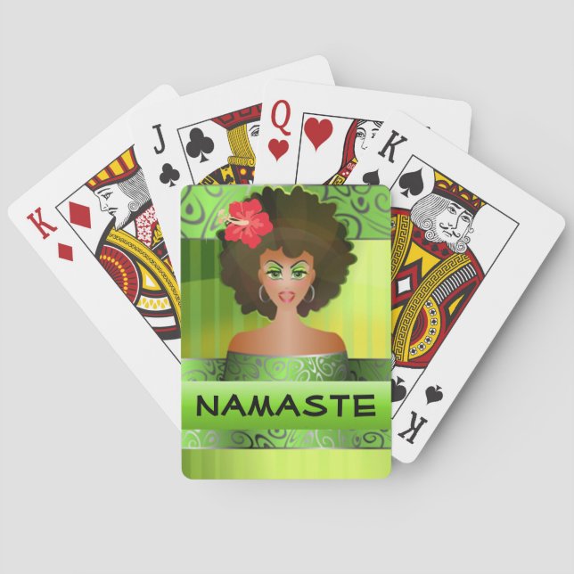 Namaste playing cards (Back)