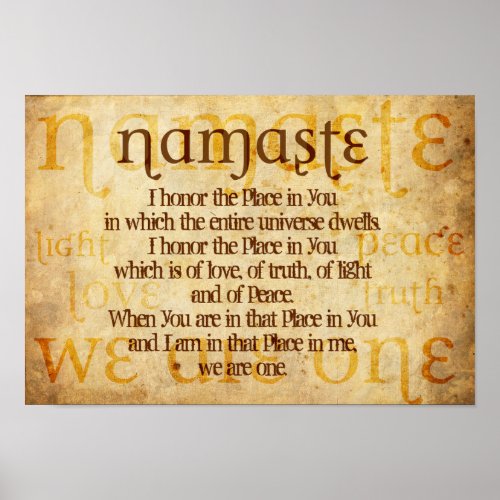 Namaste Poster