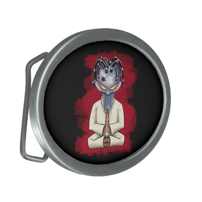 Namaste Predator Belt Buckle (Front Left)